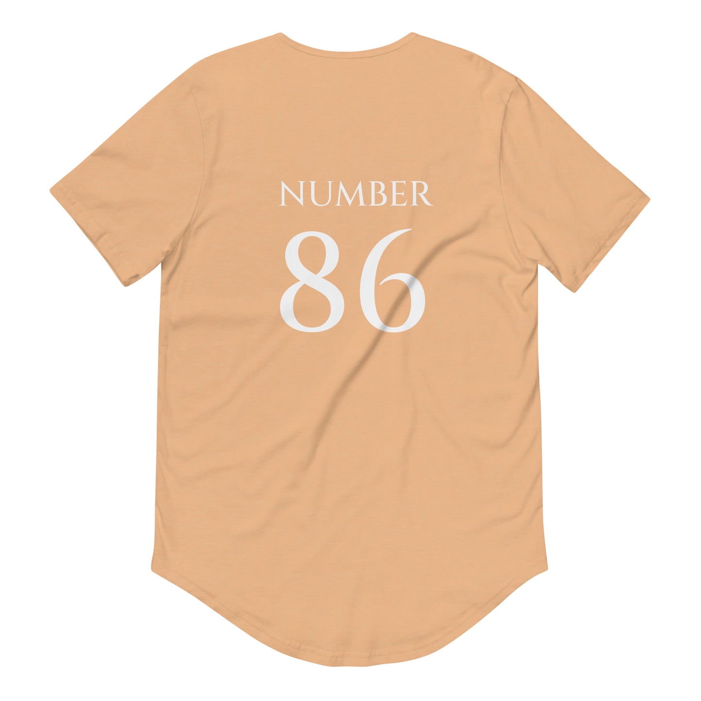 "Team 86ed" Men's Curved Hem T-Shirt