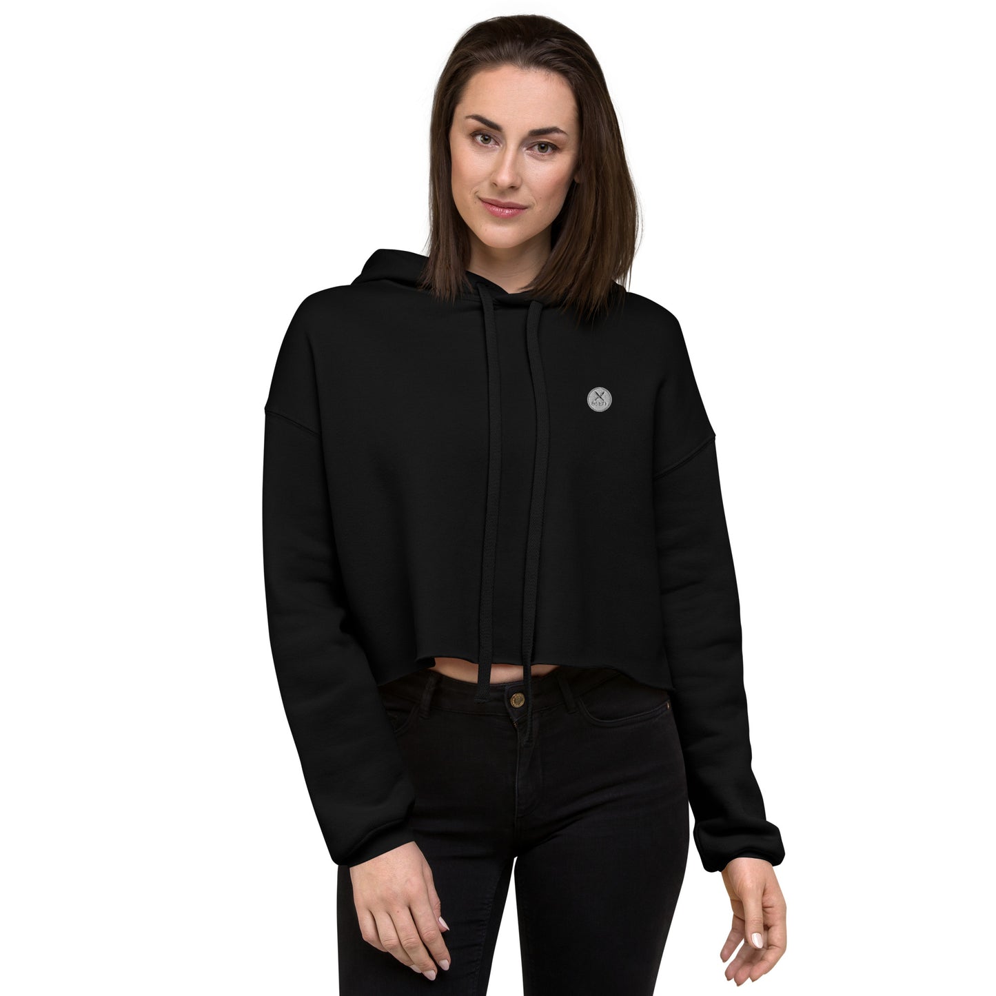 "Gluten expectations" Crop Hoodie