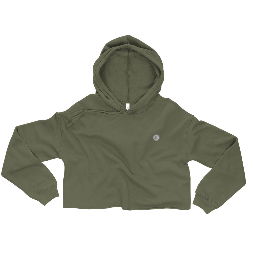 "Gluten expectations" Crop Hoodie
