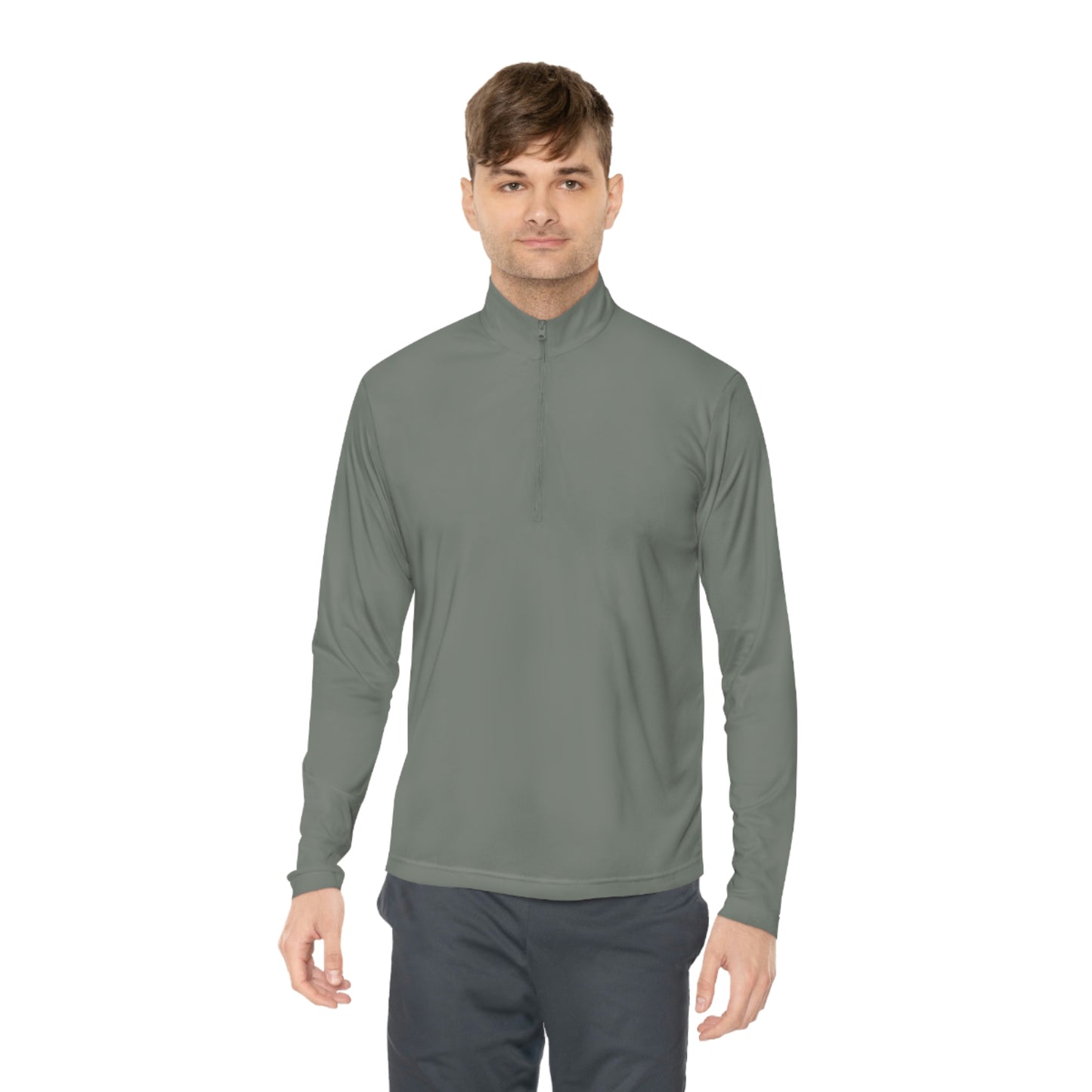 "Outside Section" Quarter-Zip Pullover