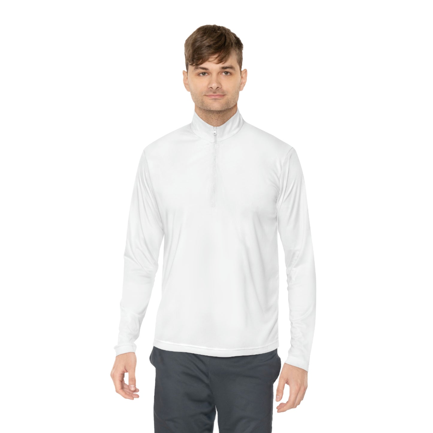 "Outside Section" Quarter-Zip Pullover