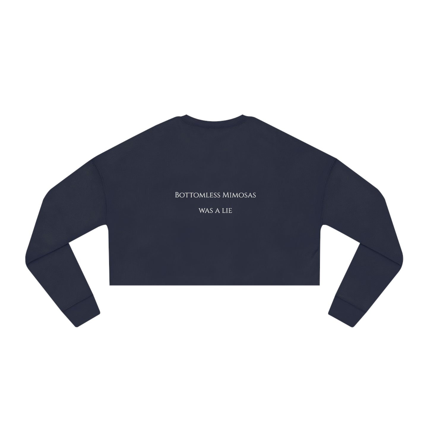 "All Lies" Women's Cropped Sweatshirt