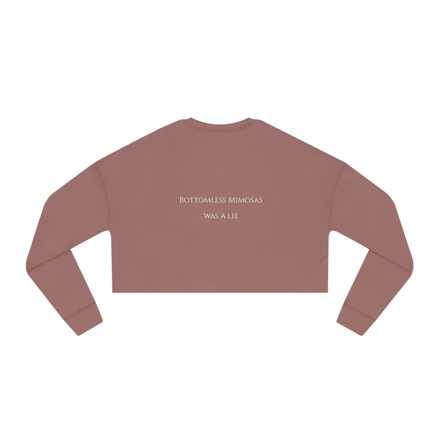 "All Lies" Women's Cropped Sweatshirt