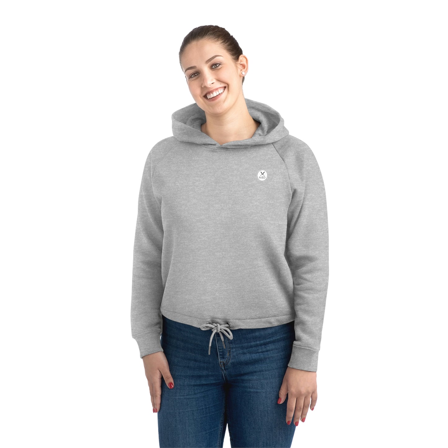 "Cuts" Cropped Hoodie Sweatshirt