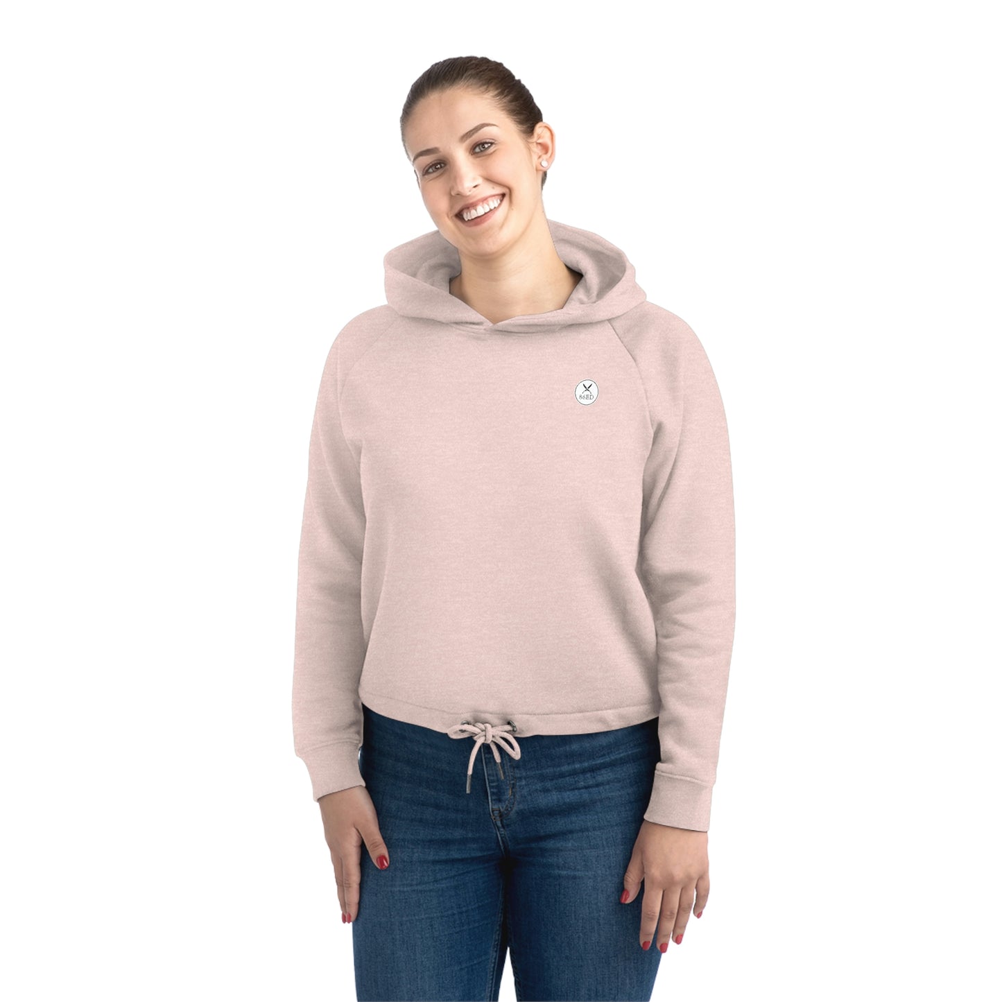"Cuts" Cropped Hoodie Sweatshirt