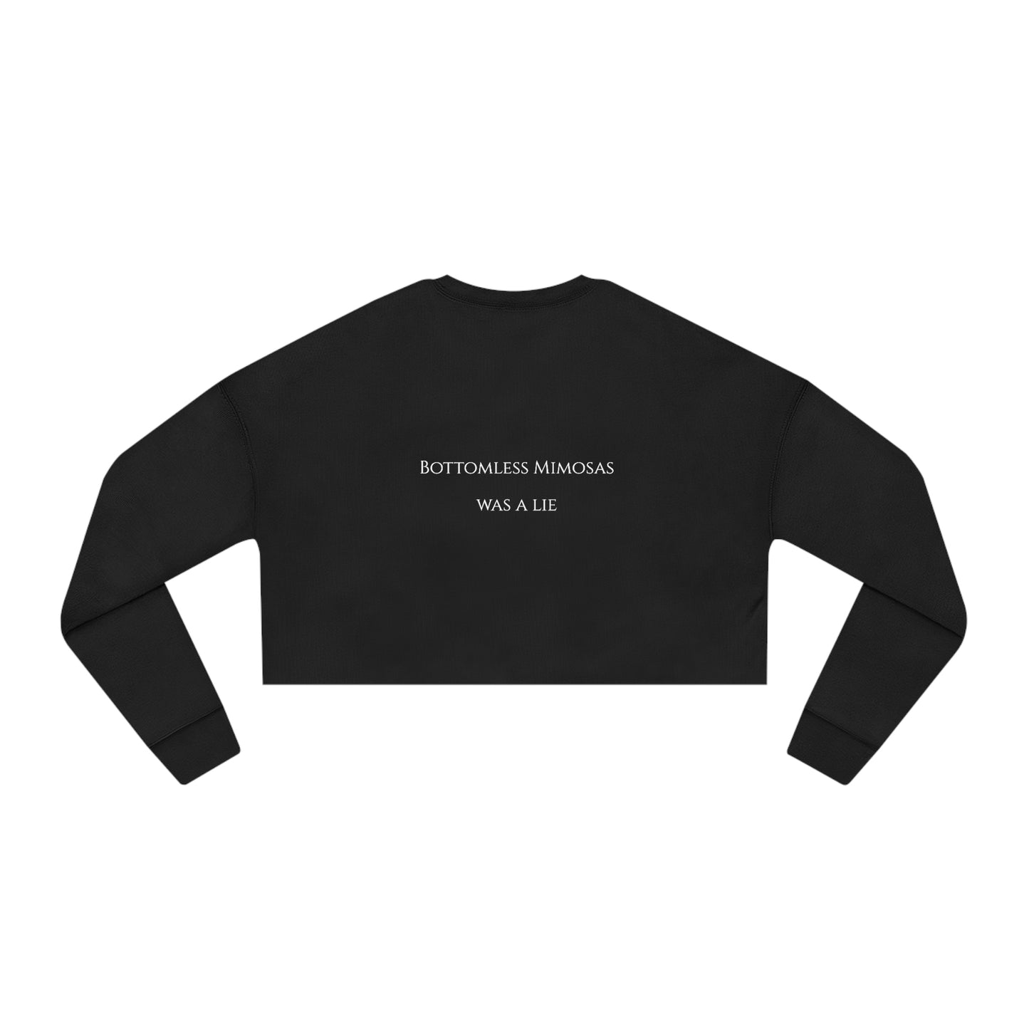 "All Lies" Women's Cropped Sweatshirt