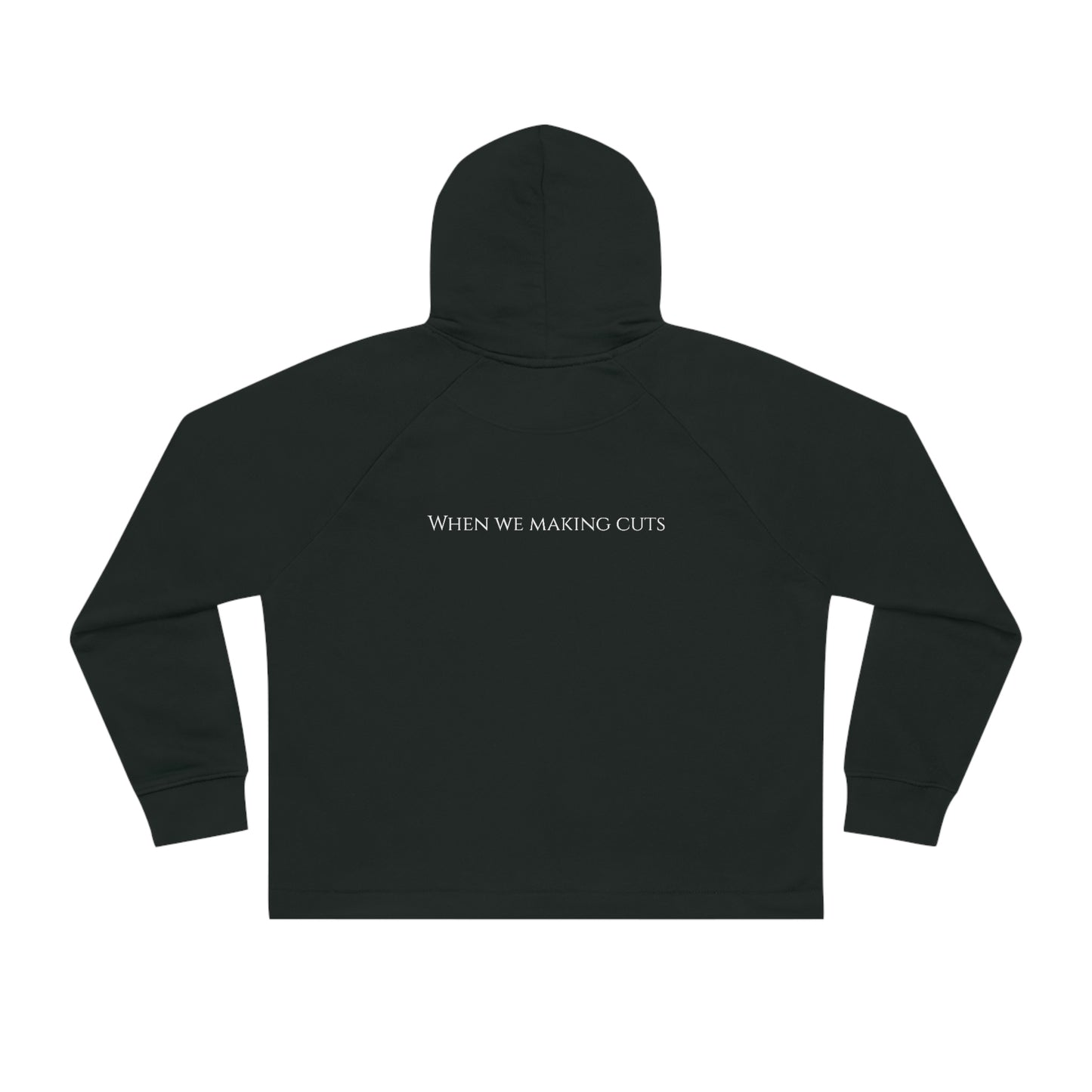 "Cuts" Cropped Hoodie Sweatshirt