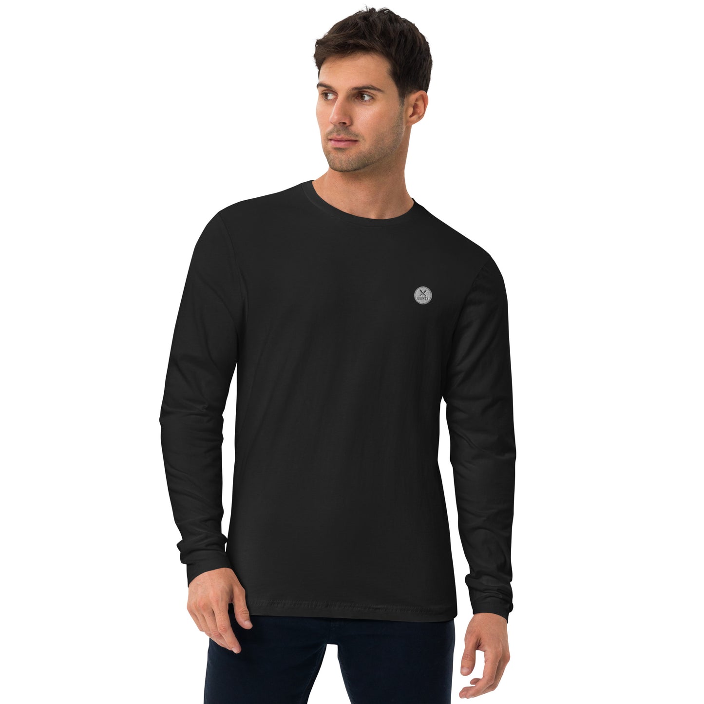 "Bourbon" Long Sleeve Fitted Crew