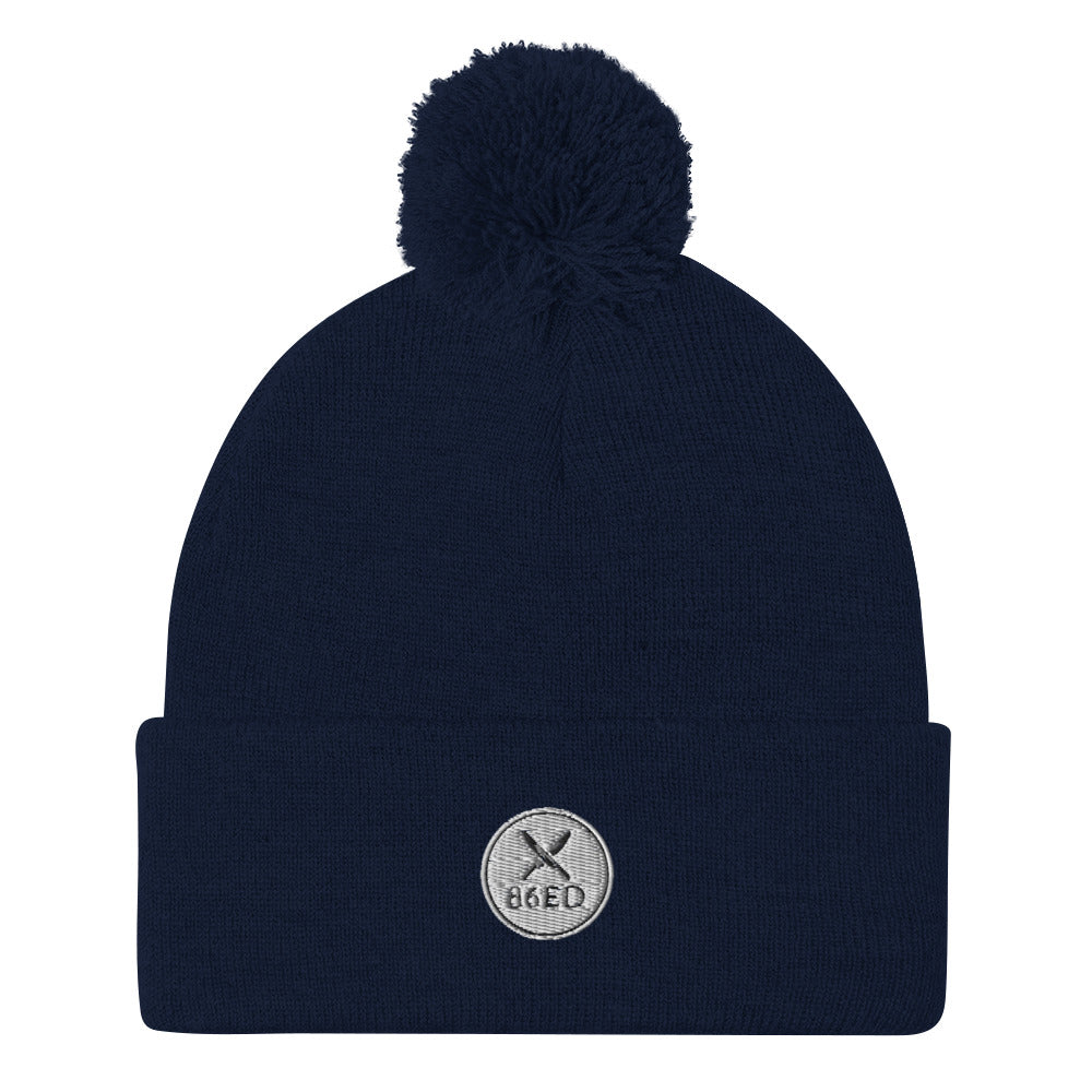 86ed Pom-Pom Beanie