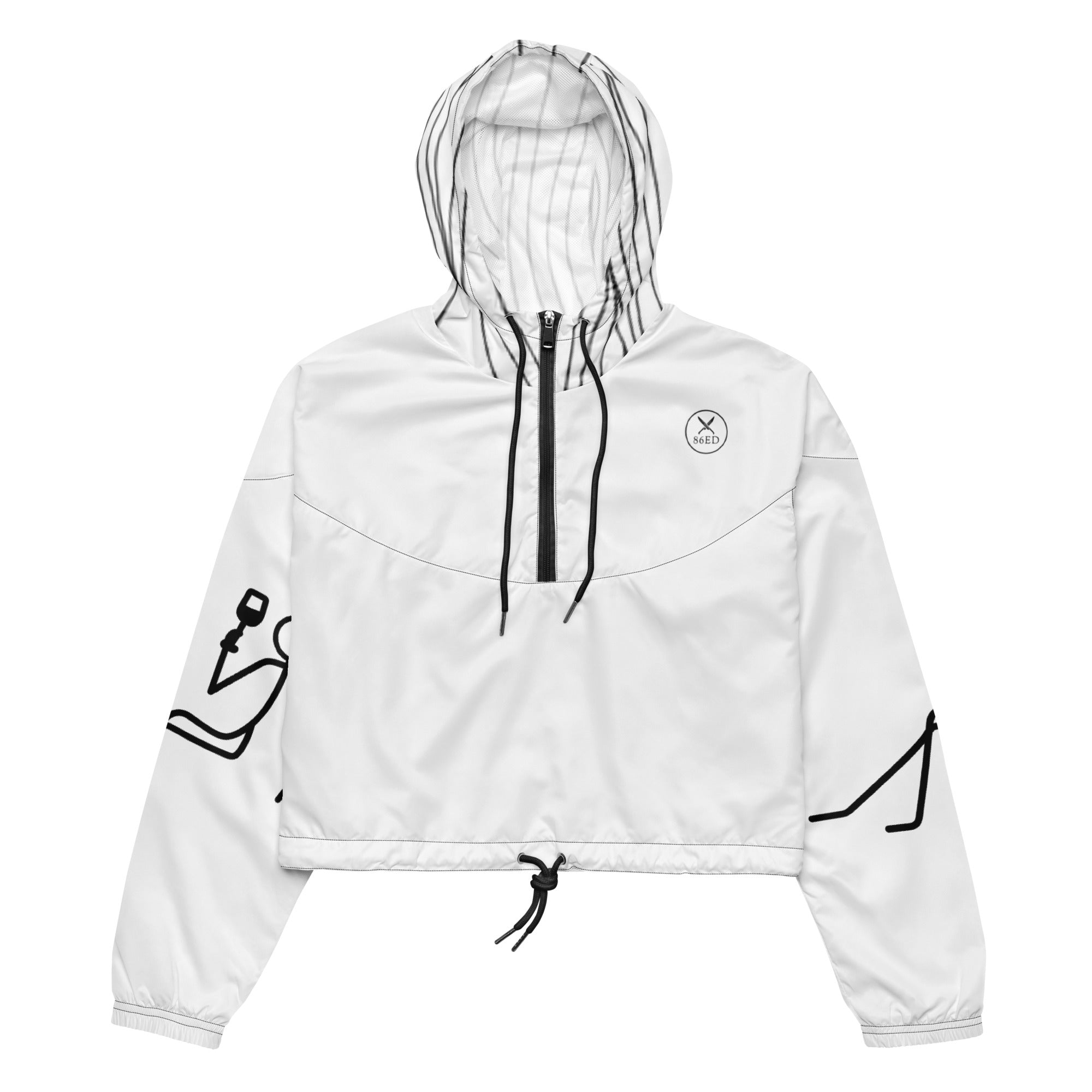 Cropped on sale windbreaker nike