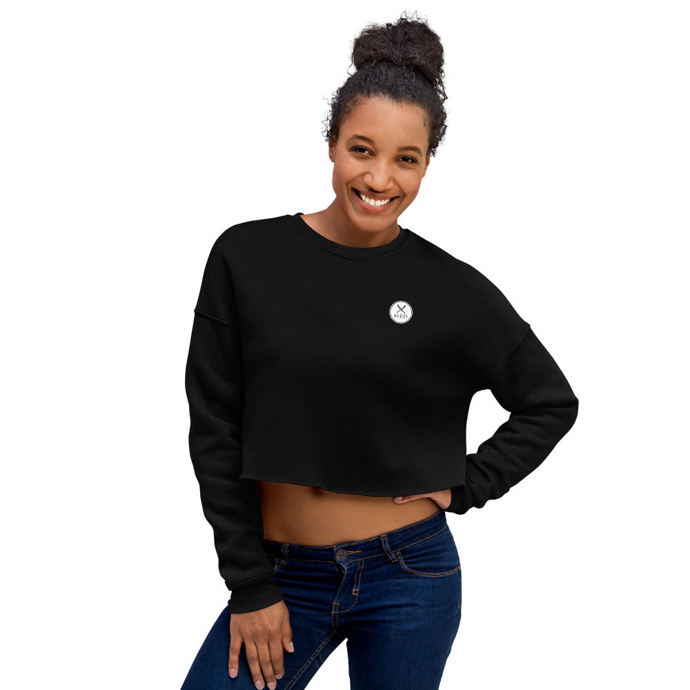 "Espresso" Crop Sweatshirt