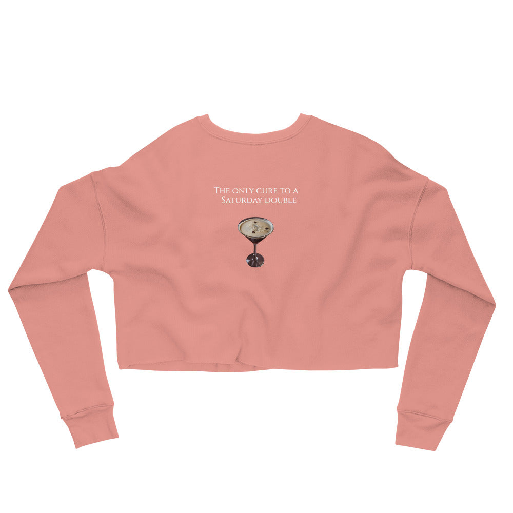 "Espresso" Crop Sweatshirt